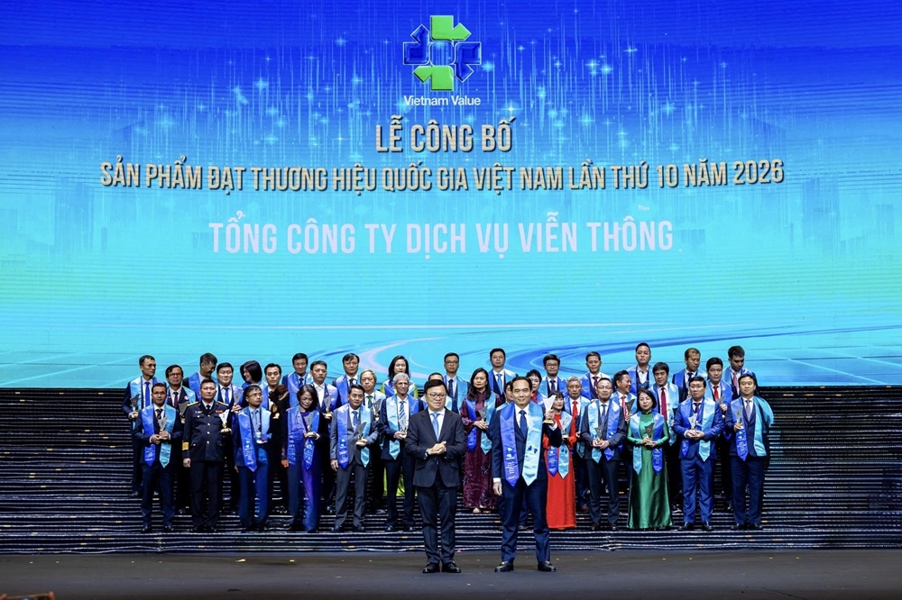 Ba dịch vụ của VNPT đạt Thương hiệu quốc gia Việt Nam năm 2026