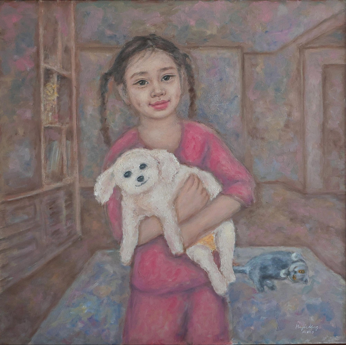 hoa si Dang thanh huyen bot tham lam de tim tu do trong hoi hoa hinh anh 3