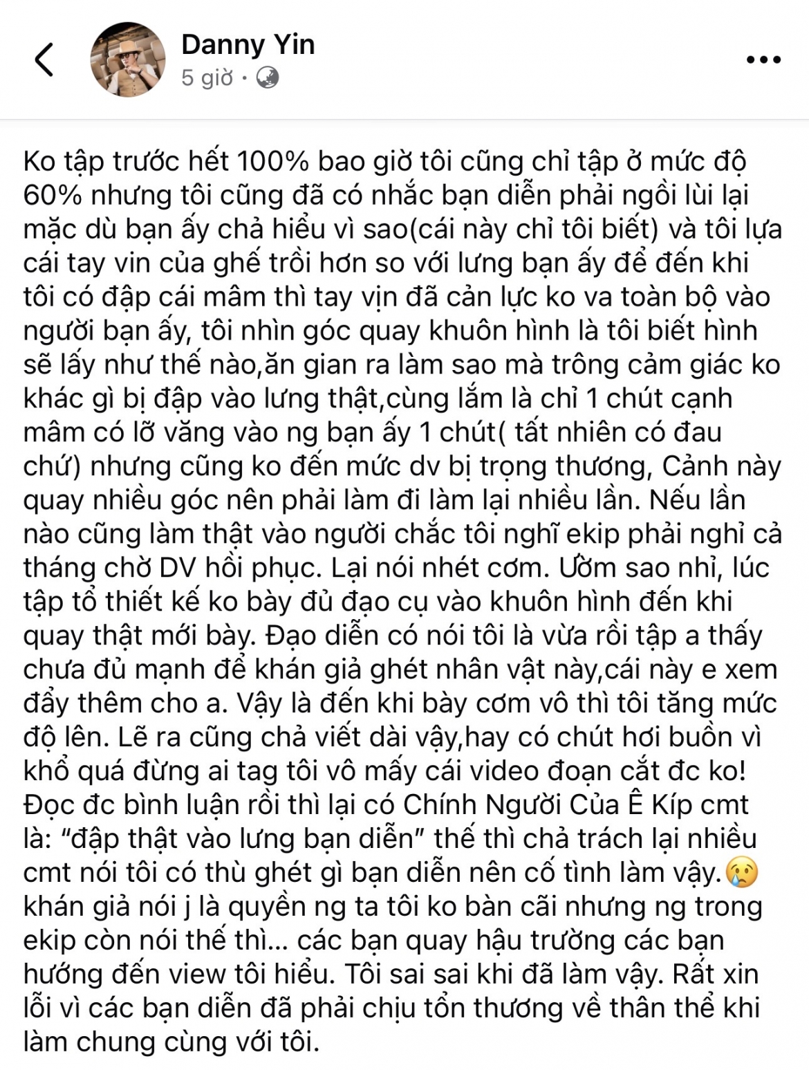 doan quoc Dam len tieng ve canh dien dap mam, nhet com vao mieng huyen lizzie hinh anh 2