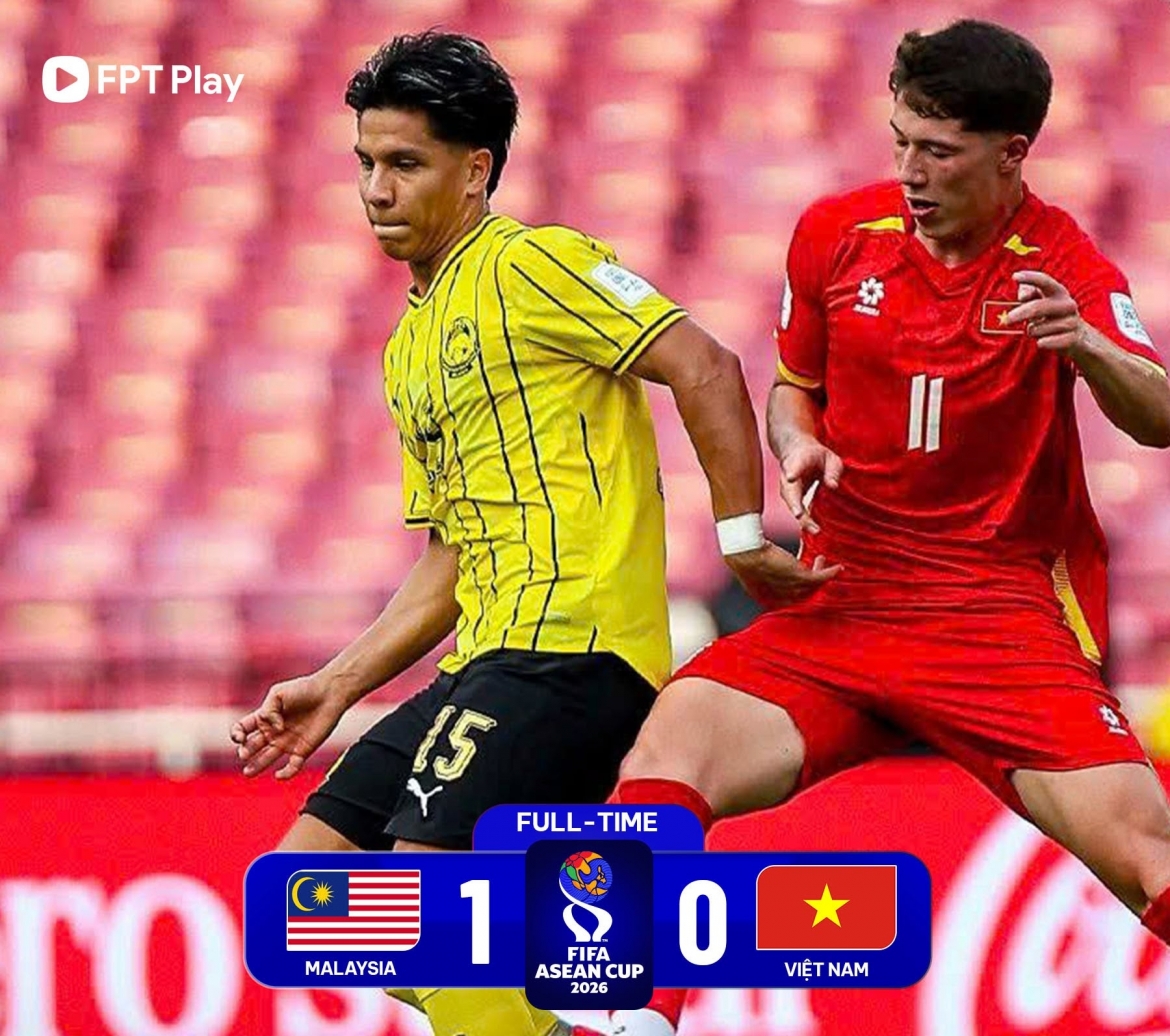 ket qua fifa asean cup 2026 Dt viet nam thua Dt malaysia hinh anh 2