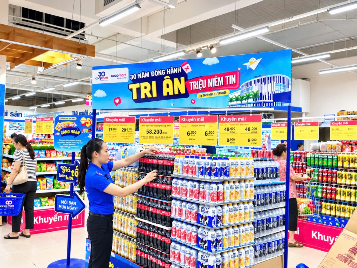 Saigon Co.op bùng nổ đại tiệc sale cuối năm ưu đãi lớn – mừng tri ân khách hàng