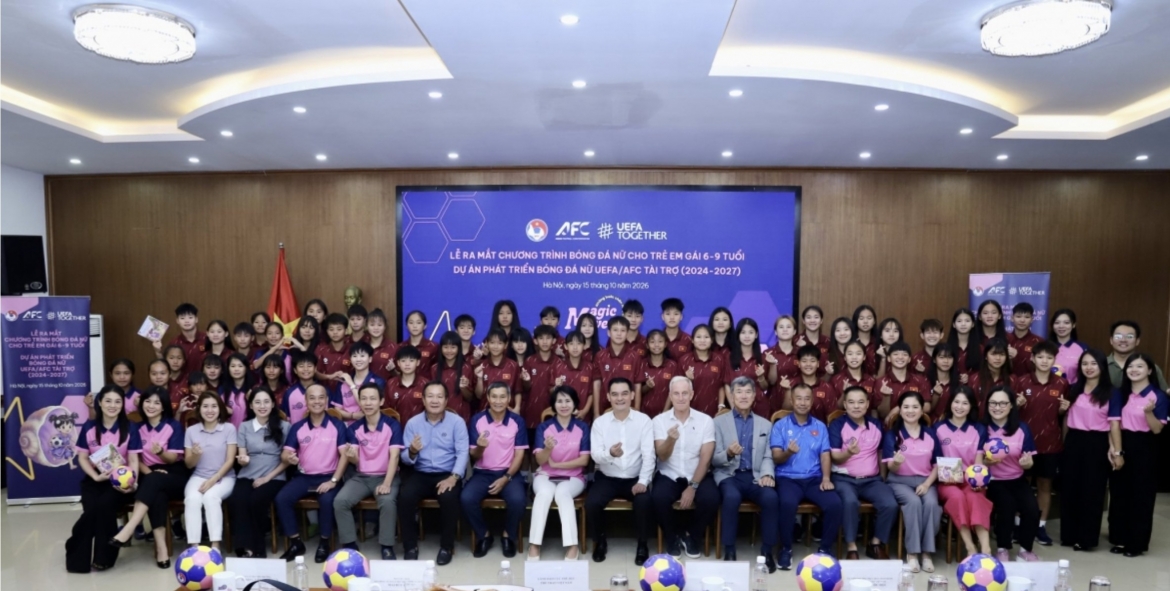 uefa, afc partner with vff to launch grassroots girls football project picture 1