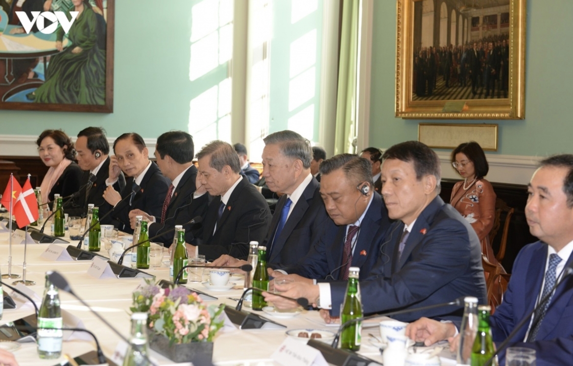 party and state leader of vietnam meets with danish parliament speaker in copenhagen picture 2