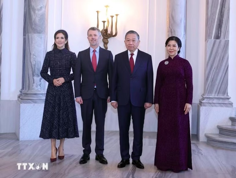 top leader to lam, danish king laud growing vietnam-denmark relations picture 1