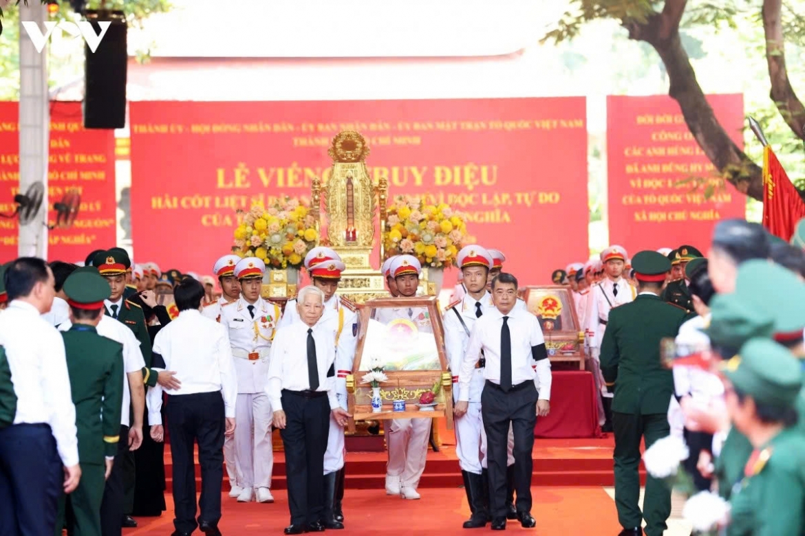 hcm city holds memorial service for 731 sets of fallen soldiers remains picture 2