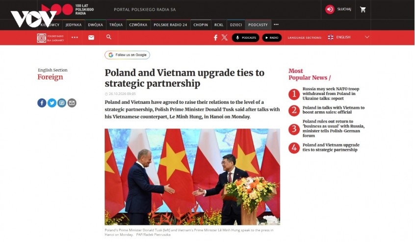 polish media hold high expectations for strategic partnership with vietnam picture 1