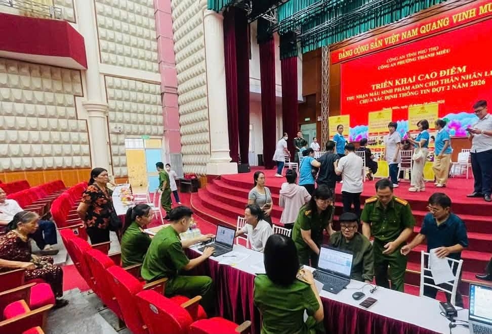 phu tho thu nhan mau adn hon 3.400 than nhan liet si chua xac dinh danh tinh hinh anh 1