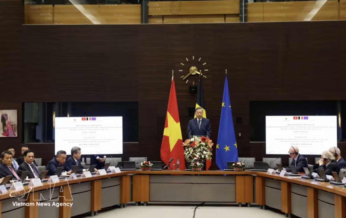 top leader gives policy speech in brussels, sharing vision for vietnam-eu ties picture 2