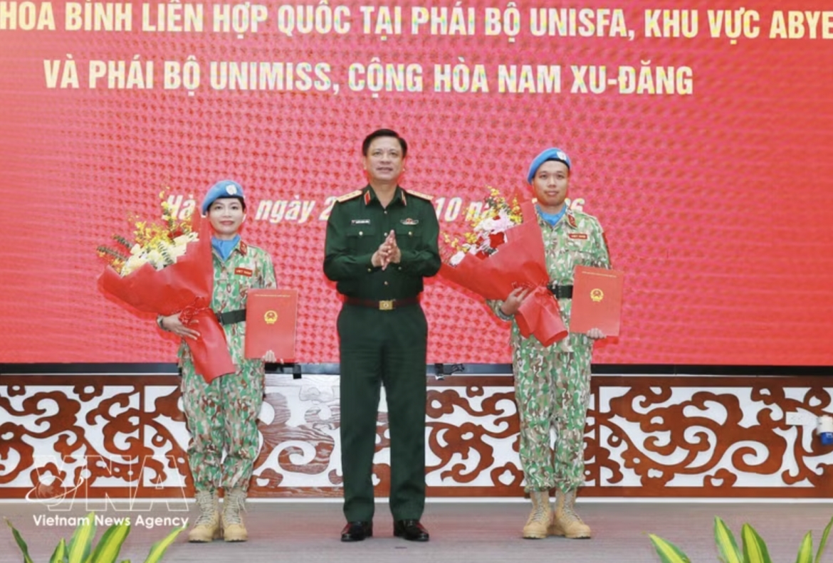 vietnam rotates two officers to un peacekeeping missions in abyei, south sudan picture 1
