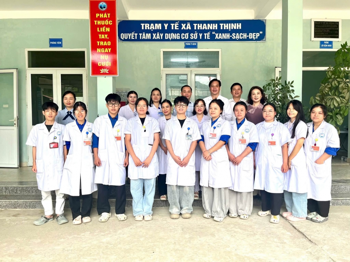 thai nguyen thi diem dua sinh vien y khoa ve thuc tap tai tram y te co so hinh anh 2