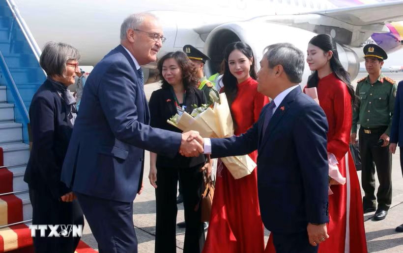 swiss president guy parmelin begins official visit to vietnam picture 1