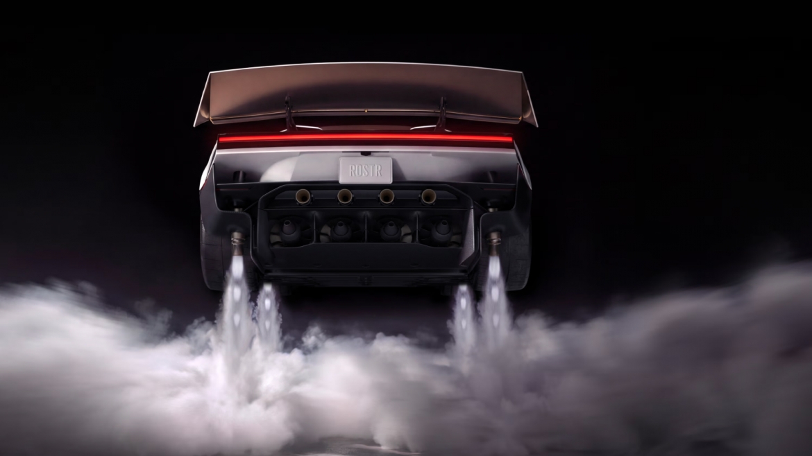 tesla gioi thieu xe dien moi co the bay va nhao lon tren khong hinh anh 2