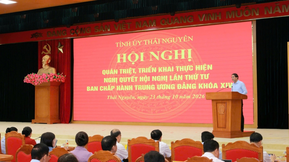 Thái Nguyên quán triệt Nghị quyết Trung ương 4 đến hơn 16.000 cán bộ, đảng viên