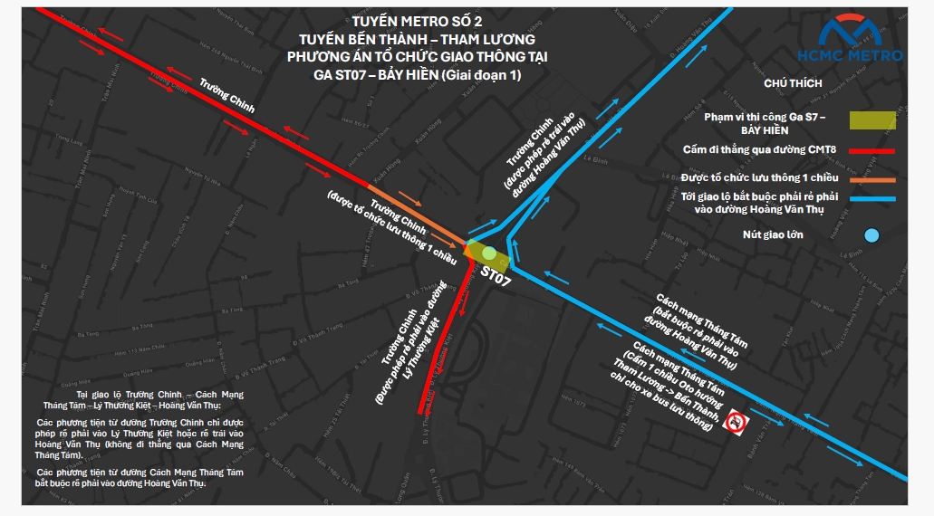 tp.hcm bat dau phan luong nhieu tuyen duong de lam metro, nguoi dan lung tung hinh anh 7