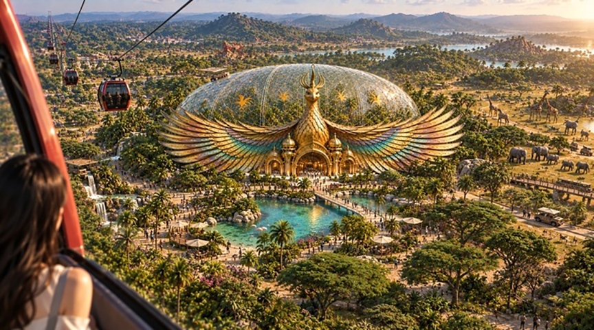 travel the world without a passport at safari can gio in vietnam picture 1