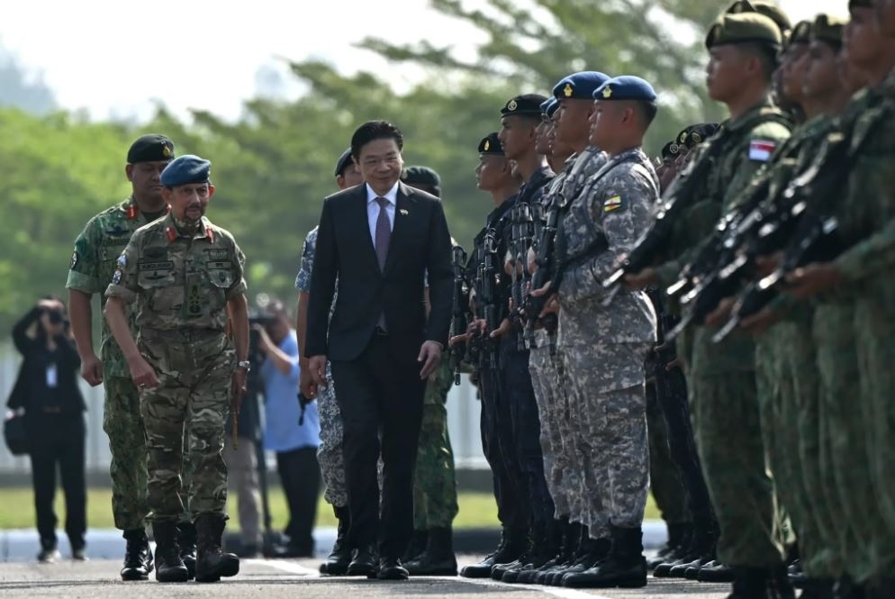 singapore va brunei dieu binh chung ky niem 50 nam hop tac quoc phong hinh anh 1