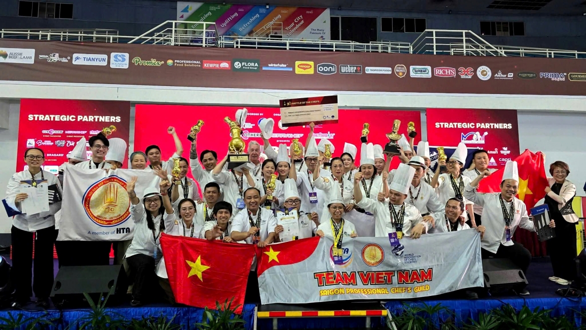 vietnamese chefs win overall championship and 102 medals at battle of the chefs 2026 picture 1