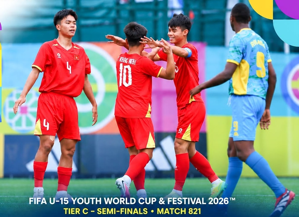 vietnam u15 defeats host azerbaijan 4-2 to reach world cup classification final picture 1