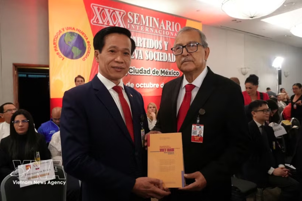 vietnam promotes party diplomacy at international conference in mexico picture 1