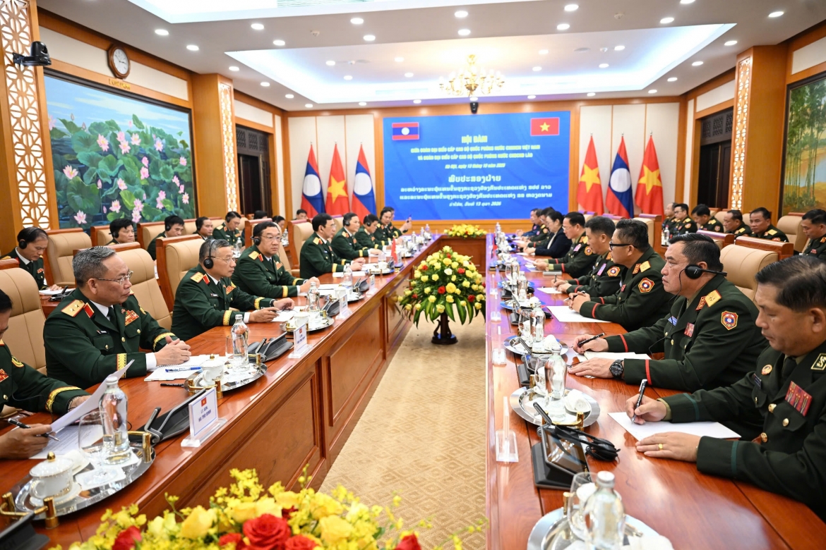 Dai tuong phan van giang chu tri le don pho thu tuong, bo truong bo quoc phong lao hinh anh 10