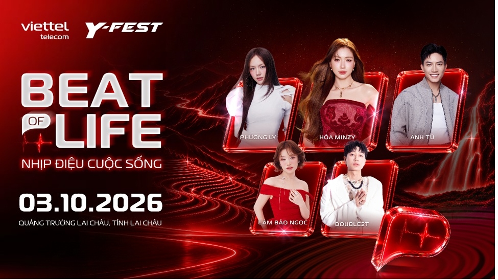 Lai Châu lần đầu tiên trở thành một điểm đến của đại nhạc hội Y-Fest 2026