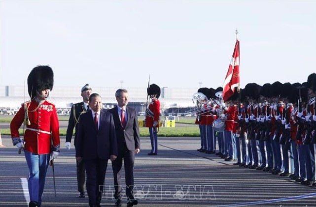 state welcome ceremony for vietnam s top leader and spouse in denmark picture 1
