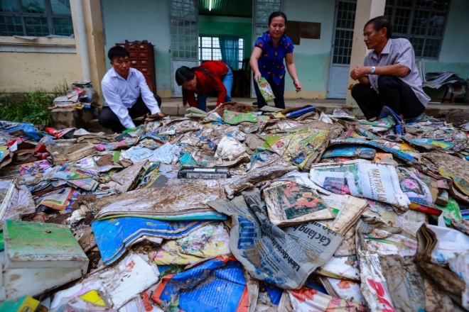 After the flood: Vietnamese schools rush to save books, classrooms