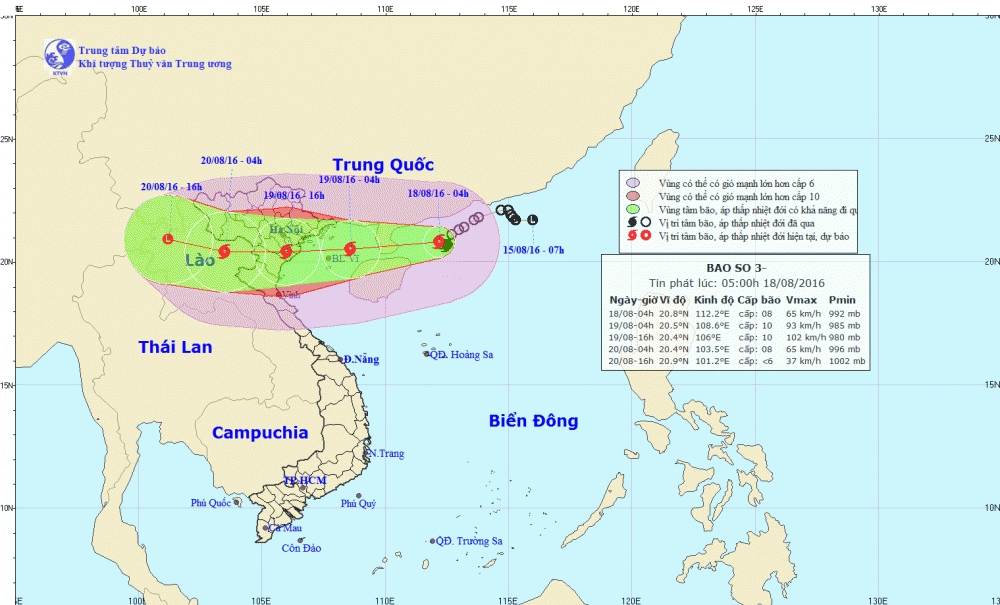 Third tropical storm expected