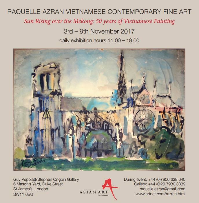 Exhibition “Sun Rising over the Mekong: 50 Years of Vietnamese Painting” in London