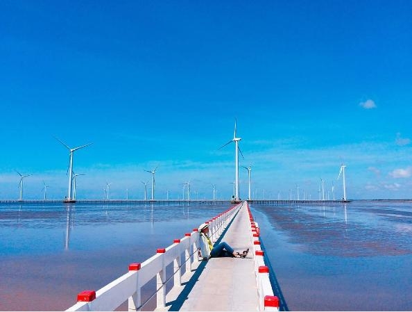 Discovering stunning Offshore Wind Farm in Bac Lieu