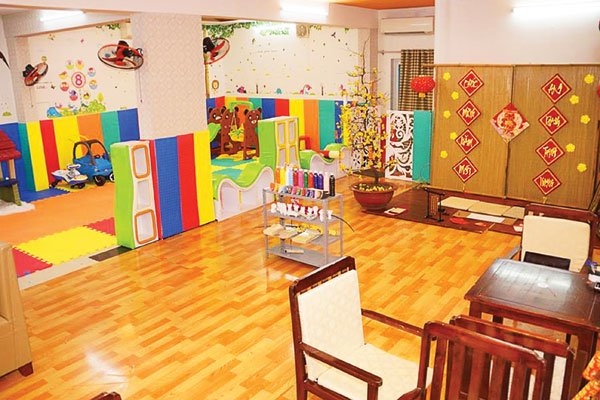 A vegetarian restaurant in HCM City