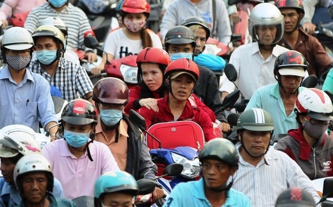 Pre-Tet traffic chokes HCMC streets