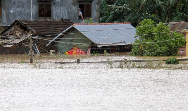 Thousands of houses submerged by flood water