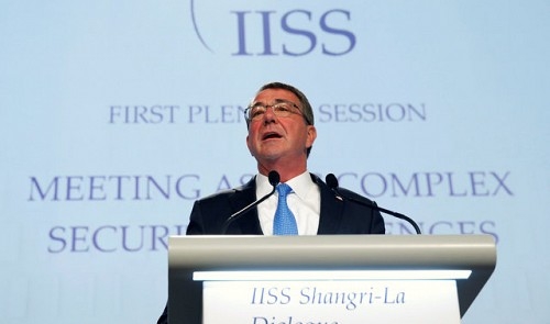 Carter urges China to join 'principled security network' for Asia