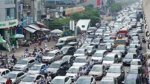 Metropolitan area’s traffic congested in early morning