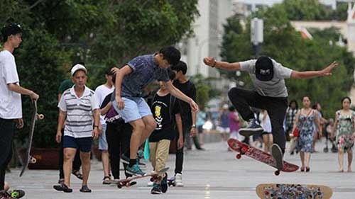 In Vietnam, youths drawn to foreign urban sports