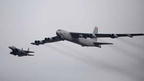 US flies B-52 over RoK after DPRK's nuclear test