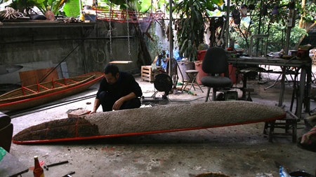 Tri's sculpture exhibition opens in Hanoi