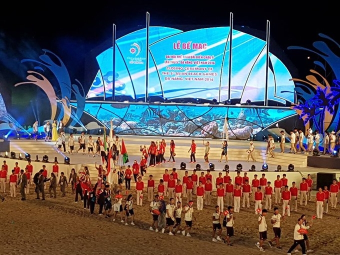 Asian Beach Games closes