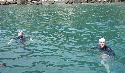 Coral diving on Cham Islands in Hoi An