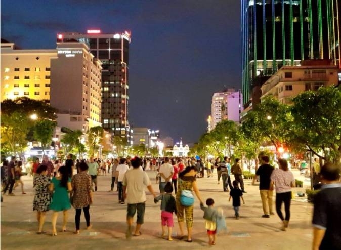 HCM City bans vehicles on Nguyen Hue Street on April 30