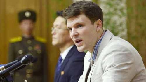 DPRK says US student confessed to theft of item with propaganda slogan