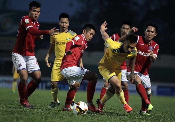 SLNA tie with Quang Ninh in V.League 1