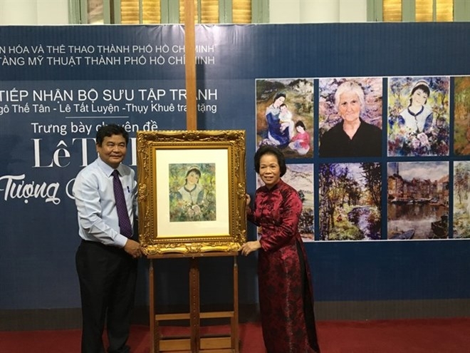 Former Indochina Fine Arts College’s first female graduate work displayed