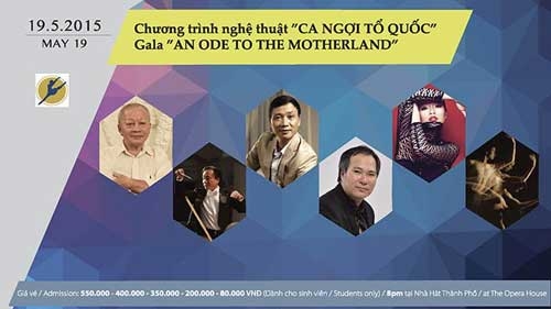 ”An Ode to the Motherland” Gala to be held in HCMC