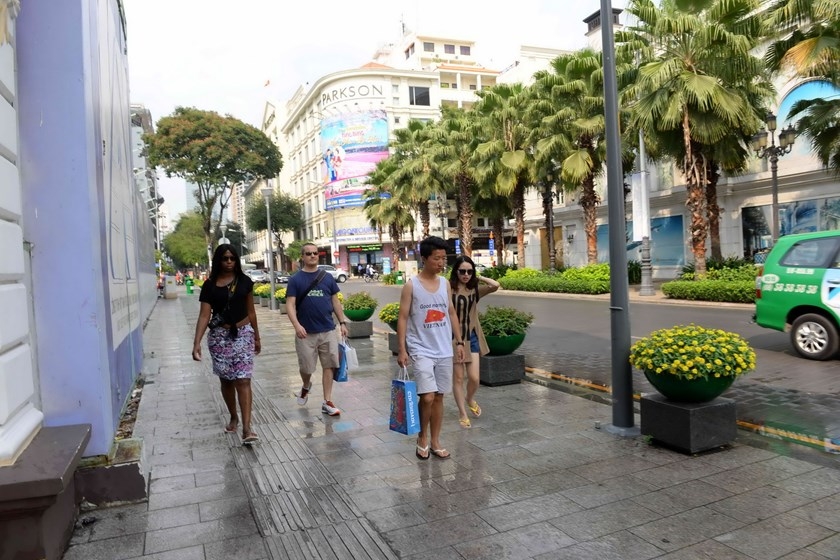 Does HCM City need new, shiny sidewalks to attract tourists?