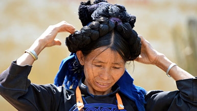 Black Ha Nhi people in Lao Cai