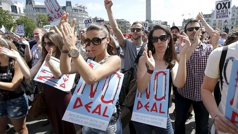 Greece votes in referendum with future in euro in doubt