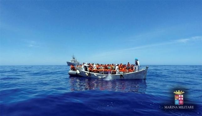 Italy's coast guard says over 1,300 migrants rescued at sea