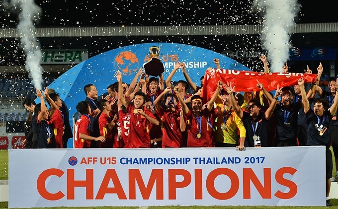 Vietnam bring home AFF U15 championship trophy